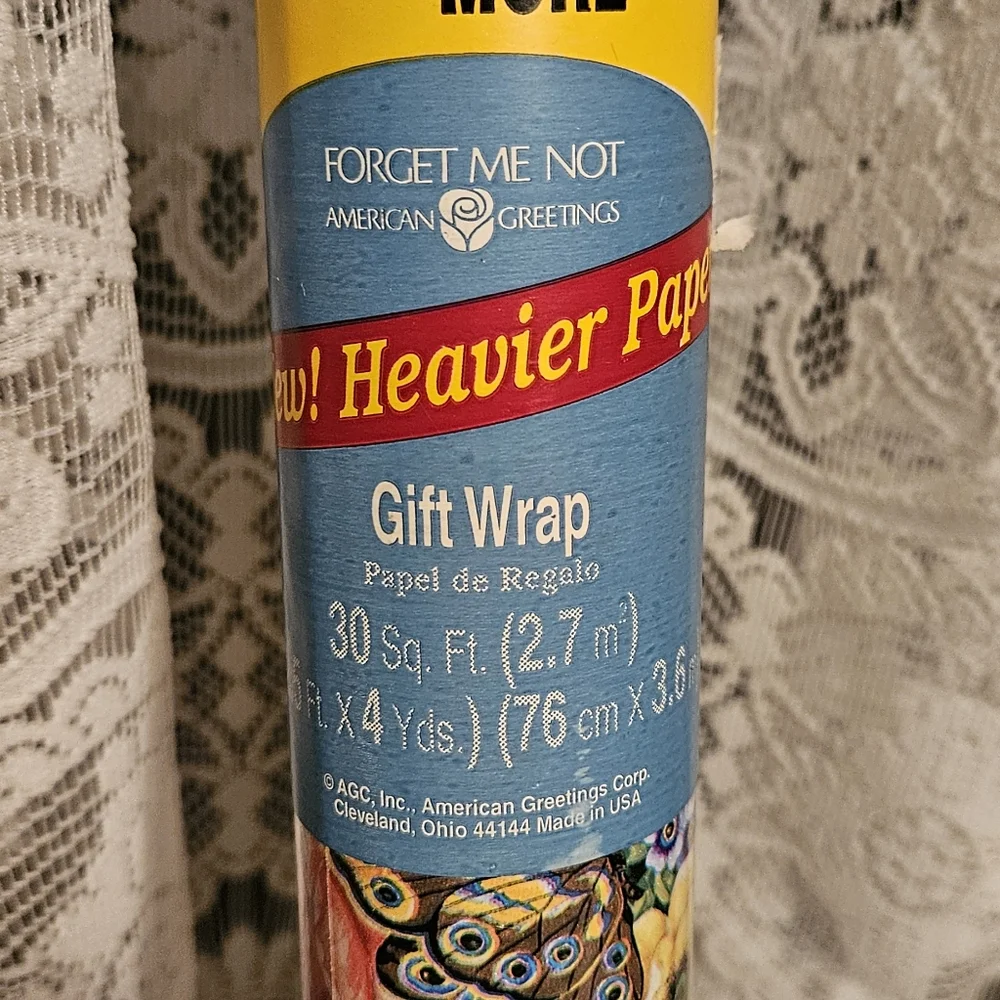 American Greetings Floral Gift Wrap - Multicolor